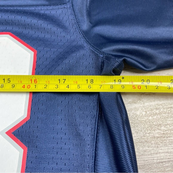 New England Patriots Wes Welkey Jersey Men Size Medium NFL PRO LINE Blue - Picture 8 of 9